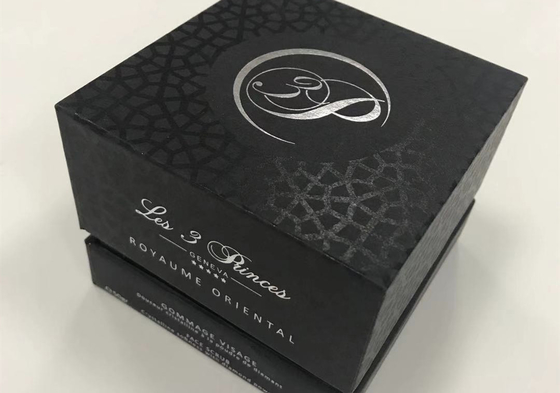 Chiny Matowe czarne kartonowe pudełko z pokrywkami Perfumy kosmetyczne do twarzy kremowe opakowania do butelek dostawca