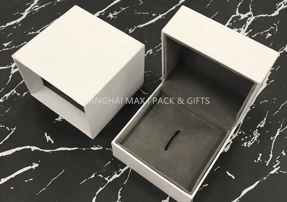 Chiny Wysokiej klasy zwykłe, luksusowe pudełka do pakowania, eleganckie detaliczne matowe matowe białe pudełko dostawca